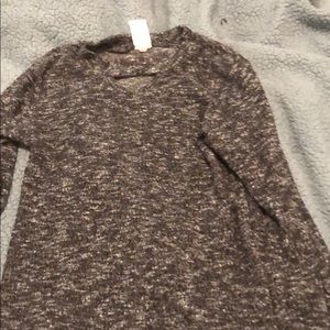 Grey long sleeve kids shirt